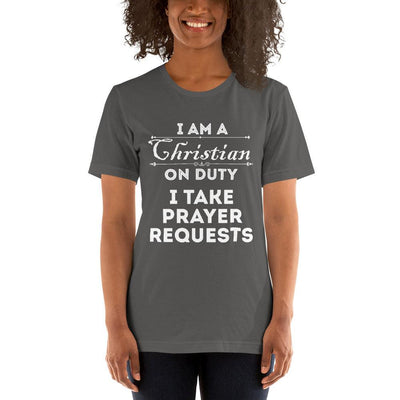 I Am A Christian On Duty T-Shirt - Christians On Duty