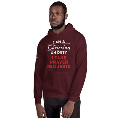 I Am A Christian On Duty Hooded Sweatshirt - Christians On Duty