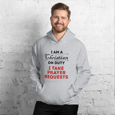 I Am A Christian On Duty Hooded Sweatshirt - Christians On Duty